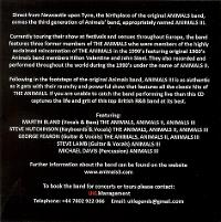 The Animals III CD Steve Hutchinson